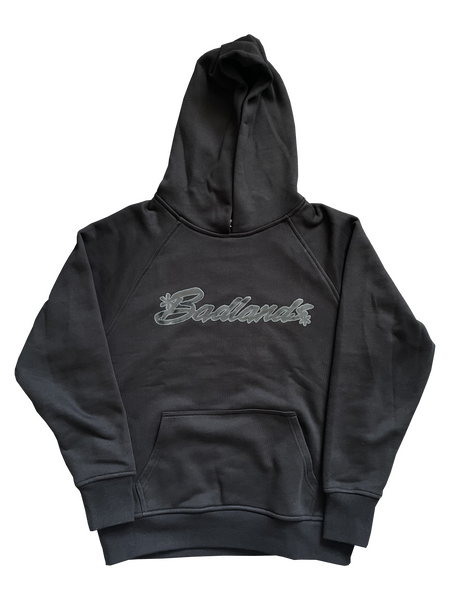 BADLANDS BLACK-BLACK HOODIE