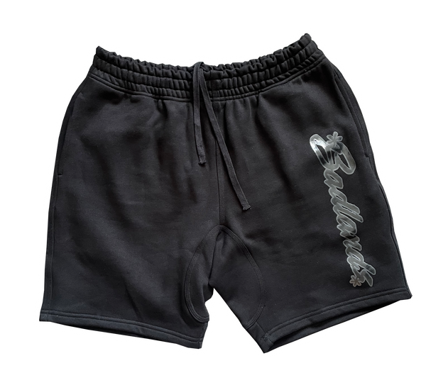 BADLANDS BLACK-BLACK SHORTS